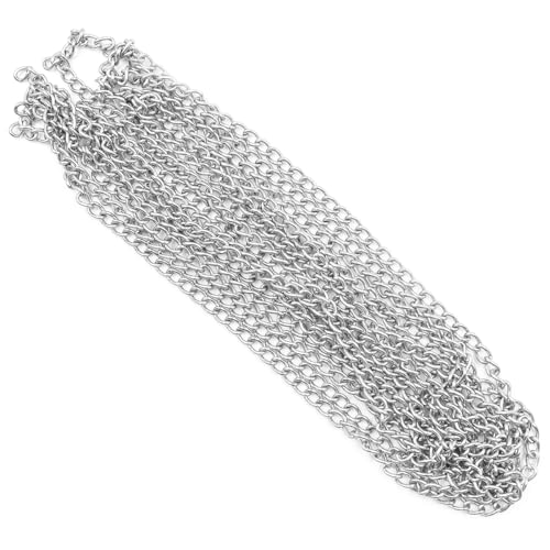 ZONADAH 4 Metres Length 304 Stainless Steel Chain, 2mm Diameter Heavy Duty Chain Links