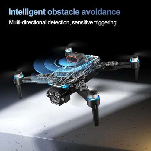 Camouflage Drone Toy with Camera for Adults, 5.6'' Touchscreen Remote,Dual Camera Zoom, Smart Obstacle Avoidance,2 Battery Life,for Beginner and Family Outdoor Fun - Image 6