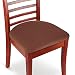 Easy Fit Seat Covers for Chairs, Bar Stools, Patio Cushions - 2 PC Set, Brown