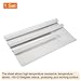 Tool parts 30x40cm 40x60cm 40x50cm PTFE Sheet Heat Resistant Sheet Reusable White 1 Set