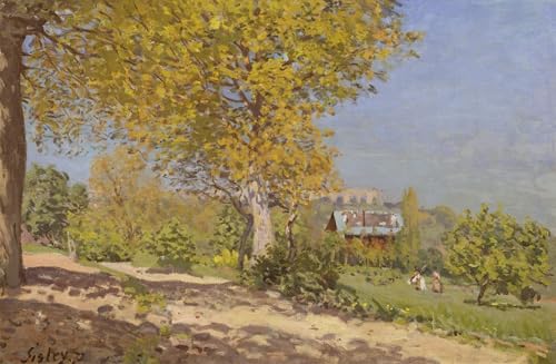 Toile murale abstraite Alfred Sisley pour créer une ambiance apaisante dans votre salon