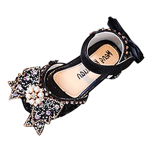 Summer Girls Dress Shoes Dance Performance Shoes Pearl Rhinestone Sequin Sparkly girls booties size 13