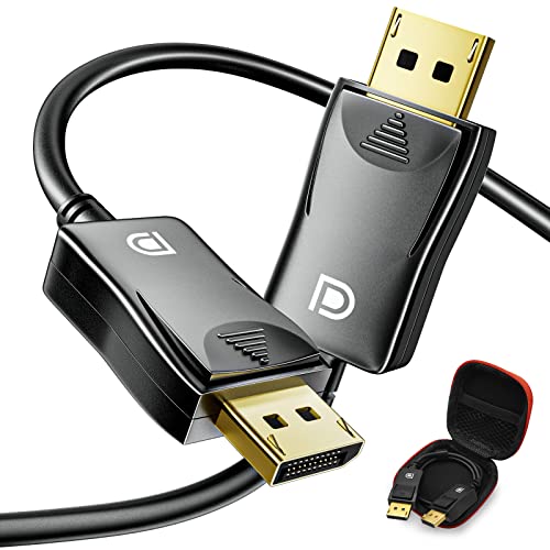 Foinnex Hdmi To Displayport Adapter Support 4K@60Hz, 3.3Ft Displayport Cable 1.4 Support 8K@60Hz #TOP2