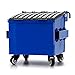 Blue Miniature Desktop Dumpster - Model Trash Bin, Tiny Garbage Can, Mini Trashcan, Toy