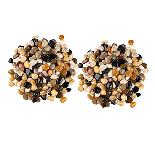 TOYANDONA 2bolsas Guijarros Naturales Decorativos Para Macetas Piedras Exquisitas Para Jardín Para Decoración De Roca