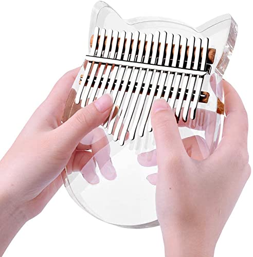 WPHGS Kalimba 17 Thumb Thumb Piano, piano de doigt acrylique transparent, cadeaux musicaux for enfants débutants for… - Les Beatles, Paul McCartney, John Lennon, RIngo Starr, George Harrison WPHGS Kalimba 17 Thumb Thumb Piano, piano de doigt acrylique transparent, cadeaux musicaux for enfants débutants for… – Image 5