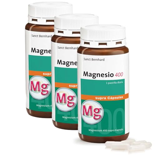 Magnesio 400mg SUPRA - 3x 120 Cápsulas