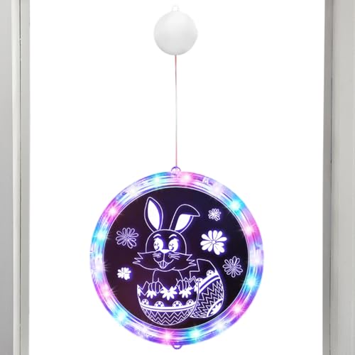 Motif lapin de Pâques LED coloré pour illuminer la maison et offrir en cadeau