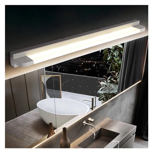 Luz frontal de espejo moderna 9W 46cm acero inoxidable para dormitorio 7