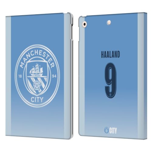 Protection iPad 10.2 Manchester City en cuir premium Erling Haaland