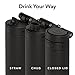 HidrateSpark PRO 2 21 oz Chug – Smart Hydration Bottle with Clinically Accurate Water Tracking & Extended Battery Life – Syncs with Apple Health, Fitbit, Smart Rings & Watches - Black