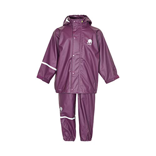 Celavi Mädchen Celavi Tweedelig regenpak in vele kleuren Regenjacke, Dunkel Violett (Blackberry Wine 666), 110 EU