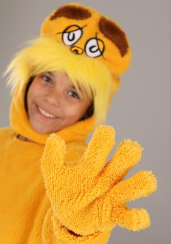Disfraz infantil Dr. Seuss El Lorax con capucha y cobertores miniatura 5