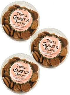 Trader Joe's Triple Ginger Snaps - 3 Pack (14 oz tubs each)
