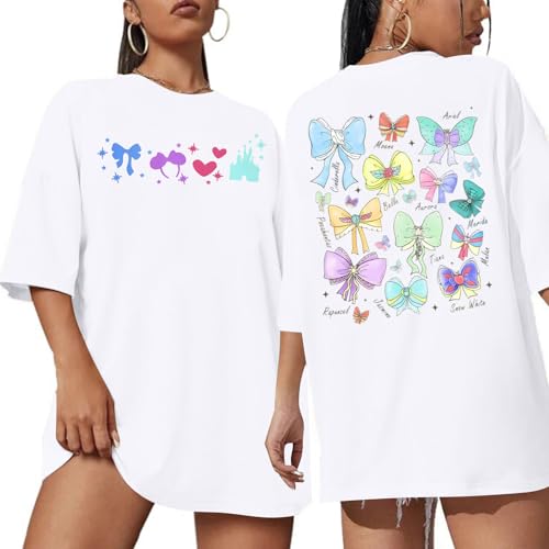 Image of Magical Shirt for Women Magic Princess Sequin Top Vacation Holiday Short Sleeve Top Graphic Tshirt