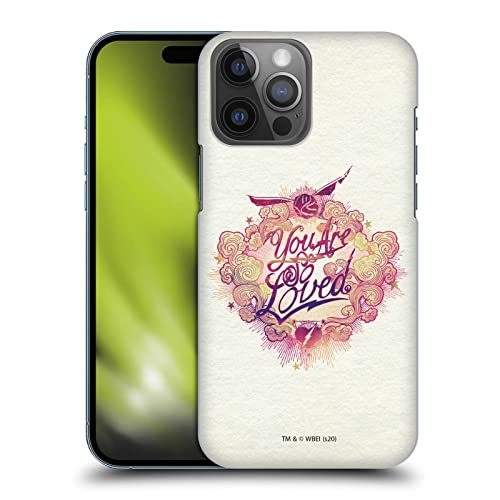 Image of Head Case Designs Officially Licensed Harry Potter You Are So Loved Deathly Hallows XXVI Hard Back Case Compatible With Apple iPhone 14 Pro Max
