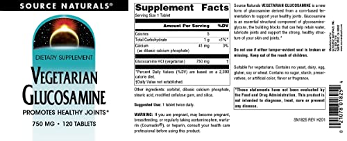 Source Naturals SN1825 Vegetarian Glucosamine thumb #3