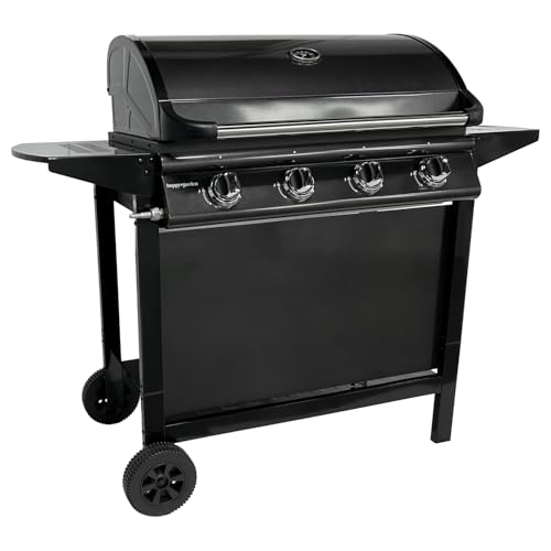 Happy Garden Barbecue au gaz RENO - 4 brûleurs avec thermomètre 14kW