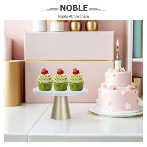 Miniatura 3 de Ciyodo Mesa De Postres Dorada Para Bodas Estilo Nórdico Soporte Para Tartas Y Dulces Expositor Compacto De Hierro Para Postres Y Aperitivos