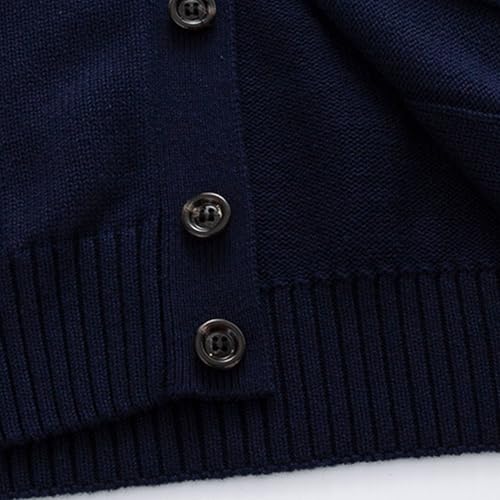 Men's Cable Knit Cardigan Vest Wool Blend V-Neck Button Sleeveless Vests Button Down Cardigan Waistcoats3