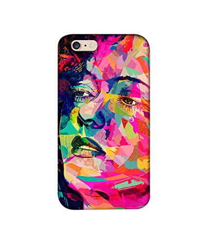 Amazon Brand - Solimo Designer Multicolor Lady Vector 3D Printed Hard Back Case Mobile Cover for Apple iPhone 6 Plus / 6S Plus