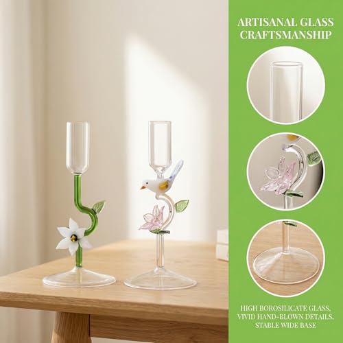 Ensemble de bougeoirs de table romantique | Prêt à offrir
