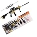 LINLUO Mini1/6 Escala M416 Metal Rifle Series Juegos Metal Llavero Modelo Figura de Acción Juguetes Colección Regalo