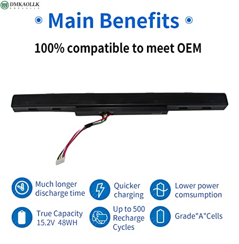 As16A5K Battery For For Acer Aspire E15 E5-575 E5-575G E5-576 E5-576G N16Q2 E5-575-33Bm E5-575-52Jf E5-575-54E8 E5-575-54Eb E5-575G-53Vg E5-575G-57D4 E5-575G-76Yk E5-576G-5762 As16A8K 4Inr19/66-1 #TOP3