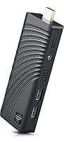 Mini PC Stick, Intel Celeron N4000 Compute Stick Windows 10 Pro, 4GB DDR4 64GB eMMC Stick PC Support 4K HDMI, Bluetooth,WiFi, Gigabit Ethernet, Portable Mini Computer für Business, Heimbüro, Reisen