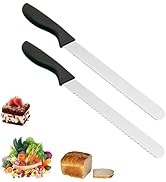 ZSMJAER bread cutting knife, sharp like a razor, kitchen knife, chef knife, 20 cm, all-purpose me...