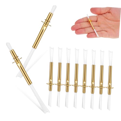 10 Mechas para Lámpara de Aceite SEWACC con Tubo de Aleación