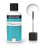 Paintsmiths Home Touch Up Paint - Repair Walls, Ceilings and Wood - Matt Finish - Bottle & Brush for Easy Application - High Opacity Emulsion for Scuffs, Scratches and Stains (White)