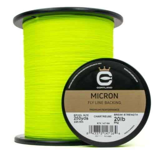 Cortland Micron Fliegenschnur Backing Chartreuse 20lb