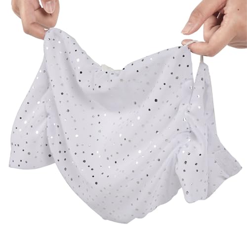 Alomejor Breathable Cooling Face Cover Neck Gaiter Face Scarf Cover with Cotton Yarn for Women Kids Outdoor Activities (White)4