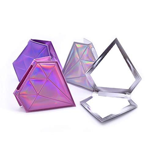 Espejo de maquillaje SUNESA forma diamante 4 piezas miniatura 2