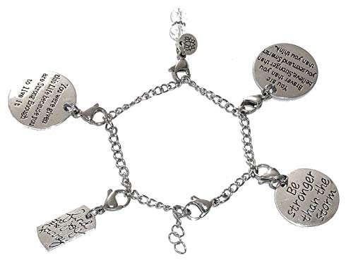 Image of Hidden Hollow Beads 4 Clip On Charms for Purse, Handbag, Keychain, Zipper Pull, Backpack, Jewelry Accessory, USA