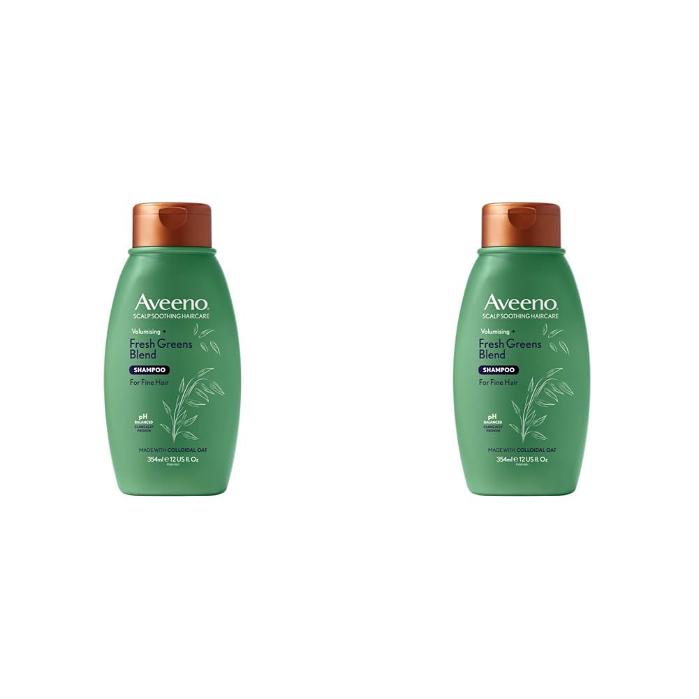 AveenoSoothing & Volumising Hair Shampoo for Fine Hair, 354ml (Pack of 2)