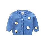 Toddler Girls Sweaters Baby Knit Sweater Warm Cotton Cardigans Long Sleeve Pullover Fall Winter Christmas Jumper