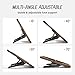 AFOOYO Bamboo Tablet Drawing Stand Tablet Holder - Portable & Adjustable 5 Angles,Laptop Stands Riser,Compatible with 12.9/13 inch iPad Pro-3rd-7th Gen(Walnut Varnish)