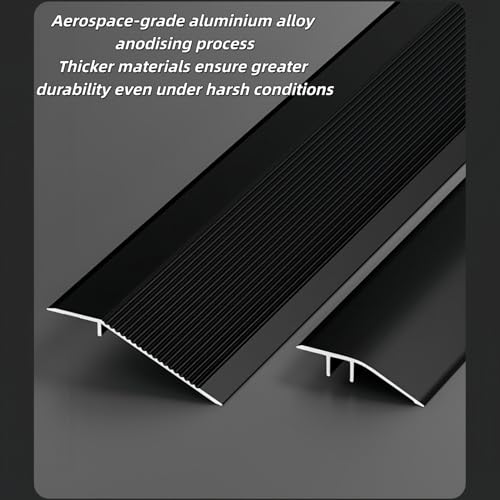 Cubierta de hueco ajustable en aluminio de 4 m para transiciones perfectas de suelos laminados 6