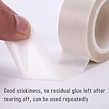 Drawer Slide Tape, Curtain Glide Tape Clear, Low Friction Tape, Silky Surface, Abrasion Resistant Glide Tape, Drag & Noise & Squeak Reduction, 3 Rolls 1/2 Inch x 33 Ft, 99 Ft Total - Image 6