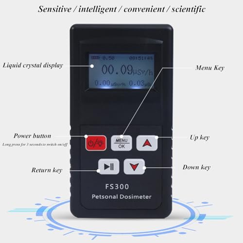 Medidor EMF portátil para caza de fantasmas miniatura 3