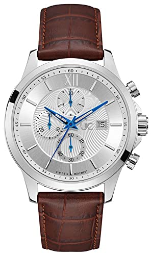 GC Watches Executive Montre Homme Analogique Quartz avec Bracelet Cuir Y27002G1