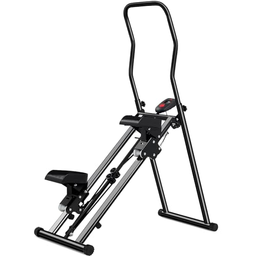 Steppers for Exercise at Home, Stair Stepper with Handlebar, New Version Vertical Climber with 300LBS Loading Capacity