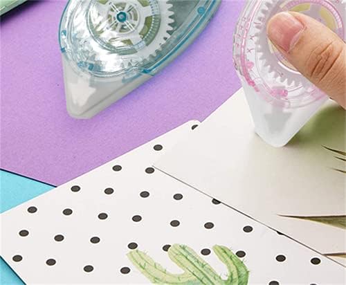 Glue Roller, Permanent Adhesive Glue Tape Double Side Scrapbook Runner Tape for Crafting Cards Making Photo Album Journal Scrapbooking, 8.4mm X 10m 2 Pack