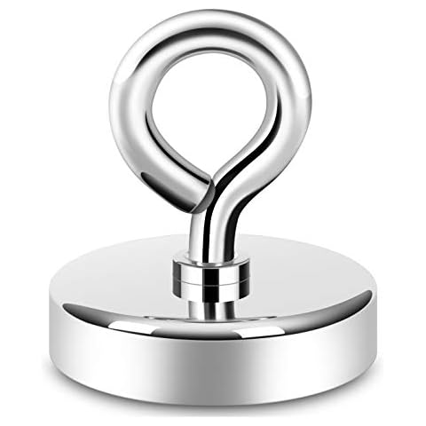 Neosmuk Magnet Stark, 140kg Groß Sehr Starker Magnet, Super Neodym Großer Magnet,Hochleistungsmagnet Ideal für Magnet Fischen Cover