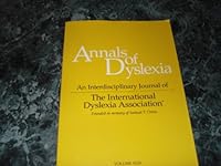 Annals of Dyslexia: 1999 0892140224 Book Cover