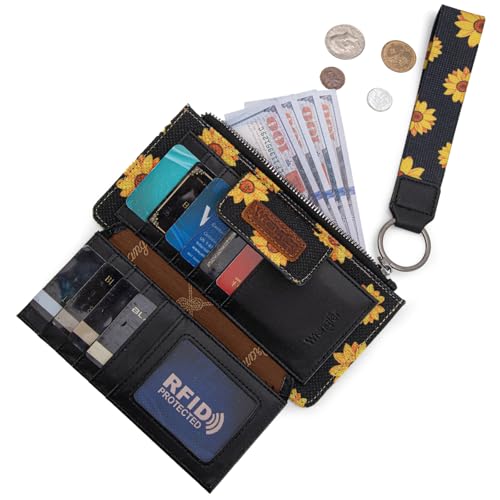 Montana West Wrangler Sunflower Tote Bag y Billetera para Mujer miniatura 6