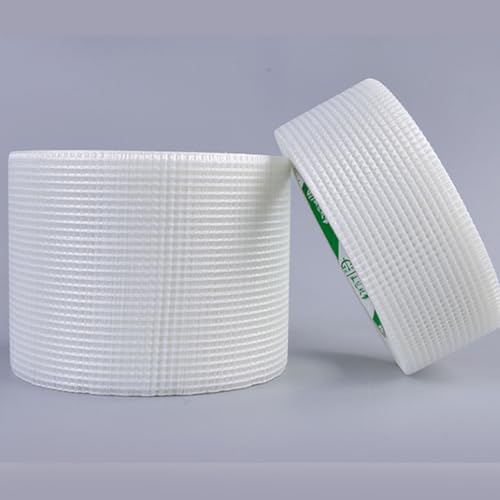 Stress Crack Tape Textured, Stress Crack Tape Paintable for Walls, Stress Crack Tape Smooth, Stress Crack Tape for Wall Corners, Heavy-Duty Self-Adhesive Wall Crack (4rolls, 9.0cm X 34m) - Thumbnail 5