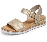 Skechers Sandalia 114131 para mujer, 38.5 EU